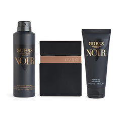 Guess Seductive Homme Noir Men Gift Set EDT 3.4 Fl.oz. + Shower Gel 3.4 Fl.oz.+ Body Spray 5.9 Oz. + Pouch