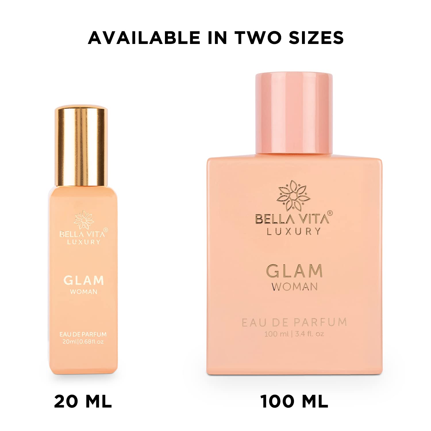 Bella Vita Luxury Glam Woman Eau De Parfum 20ml 0.68 Fl.oz. Women Fragrance | Long Lasting