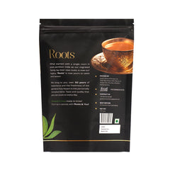 Goklani's Roots Premium Black Tea - Pack Of 2 X 250gm, 8.8 Ounce Each | Pure Handpicked CTC Leaves - Authentic Indian Smooth Flavor & Robust Taste | Medium Caffeine, Additives Free