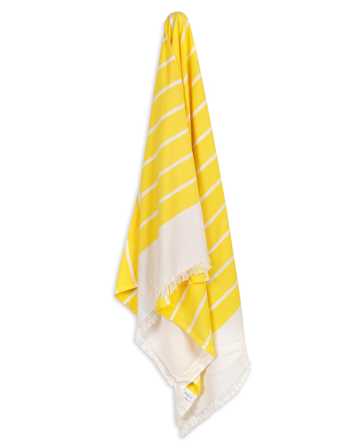 Mush 100% Bamboo Light Weight & Ultra-Compact Turkish Towel 290 Gsm | Super Soft, Absorbent, Quick Dry,Anti-Odor Bamboo Towel (Yellow) 250 Tc