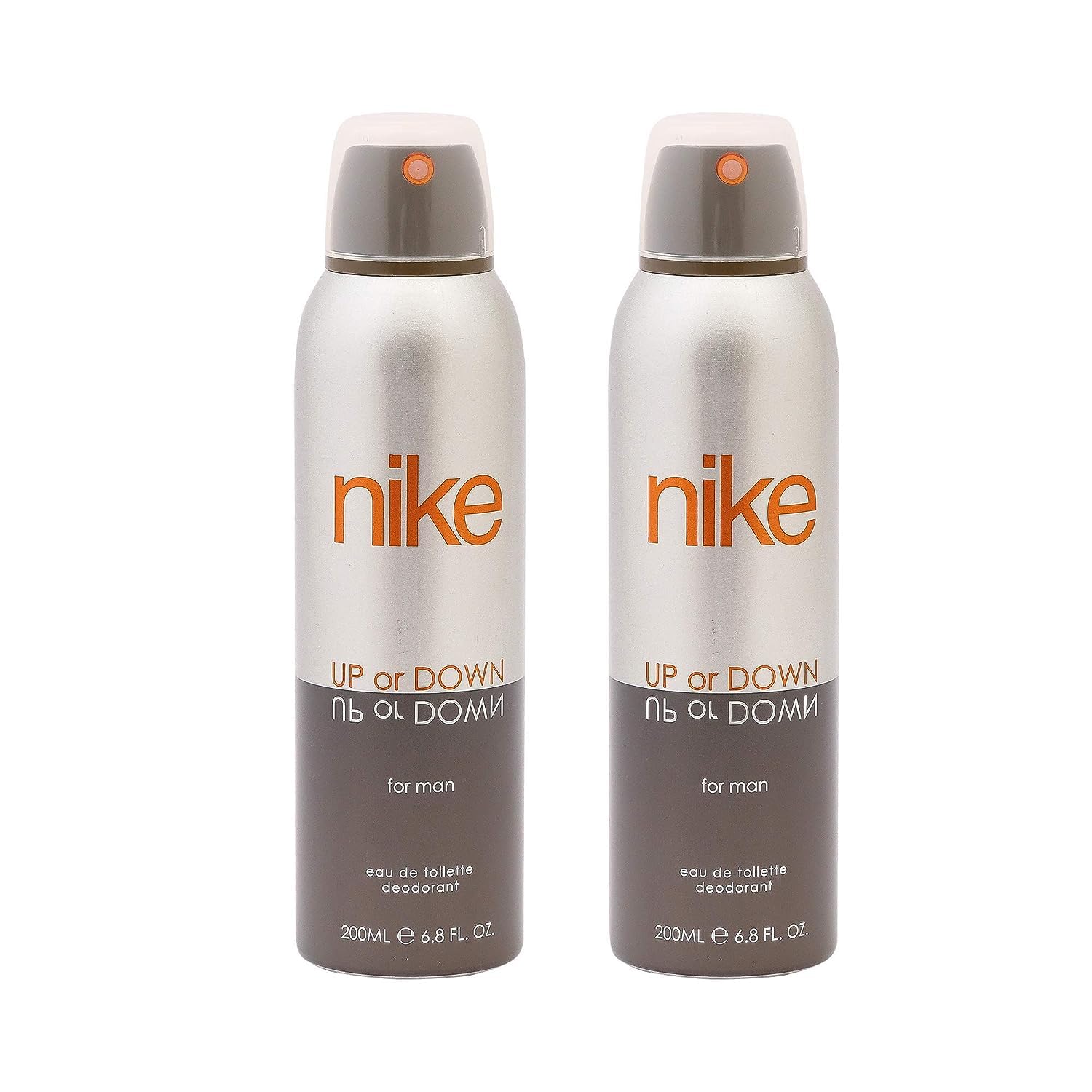 Nike Up Or Down Eau De Toilette Deodorant 400ml 13.5 Fl.oz. Pack Of 2 | Perfect Birthday Gift For Brother