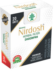 Premium Flavored Herbal Filter Dhoompan Sticks - Pack Of 4X 20 Pcs Herbal Cigarette | Bidi Sticks Rolled In Tendu Leaves, Non-Addictive Sticks - Tobacco Free & Nicotine Free