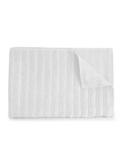 Welspun 2 In-1 100% Cotton 400 Gsm Bath Towel (White)