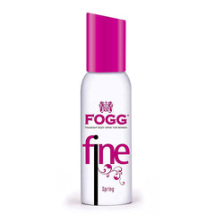 Fogg Fine Spring No Gas Deodorant For Women | Long-lasting Perfume Body Spray 120ml 4 Fl.oz.