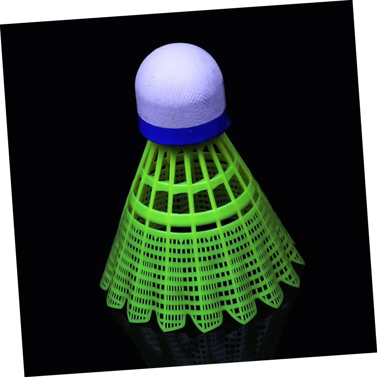 STRIVE FIT Falcon Durable Plastic Shuttlecocks , High-Performance Birdies | Green , Pack Of 6