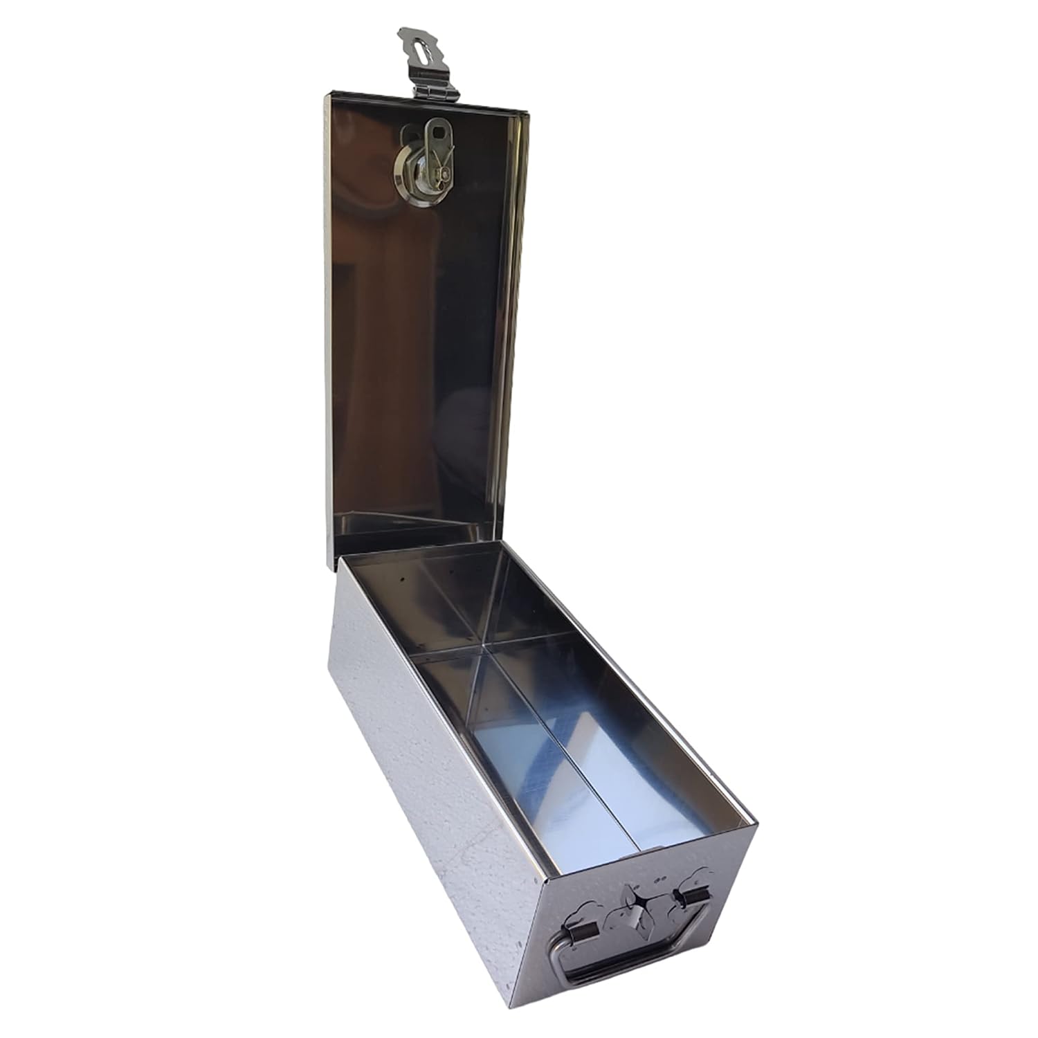 Stainless Steel Locker Boxes, Jewellery Boxes, Check Book Box, Cash Box, Bank Locker Box, Peti Size - 12 Inch Cash Box L-32cm, W-12cm, H-9.5cm With 2 Key
