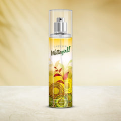 Layer'r Wottagirl Fresh Citrus Fragrant Body Splash For Women 135ml 4.56 Fl.oz. | Ideal For Daily Wear