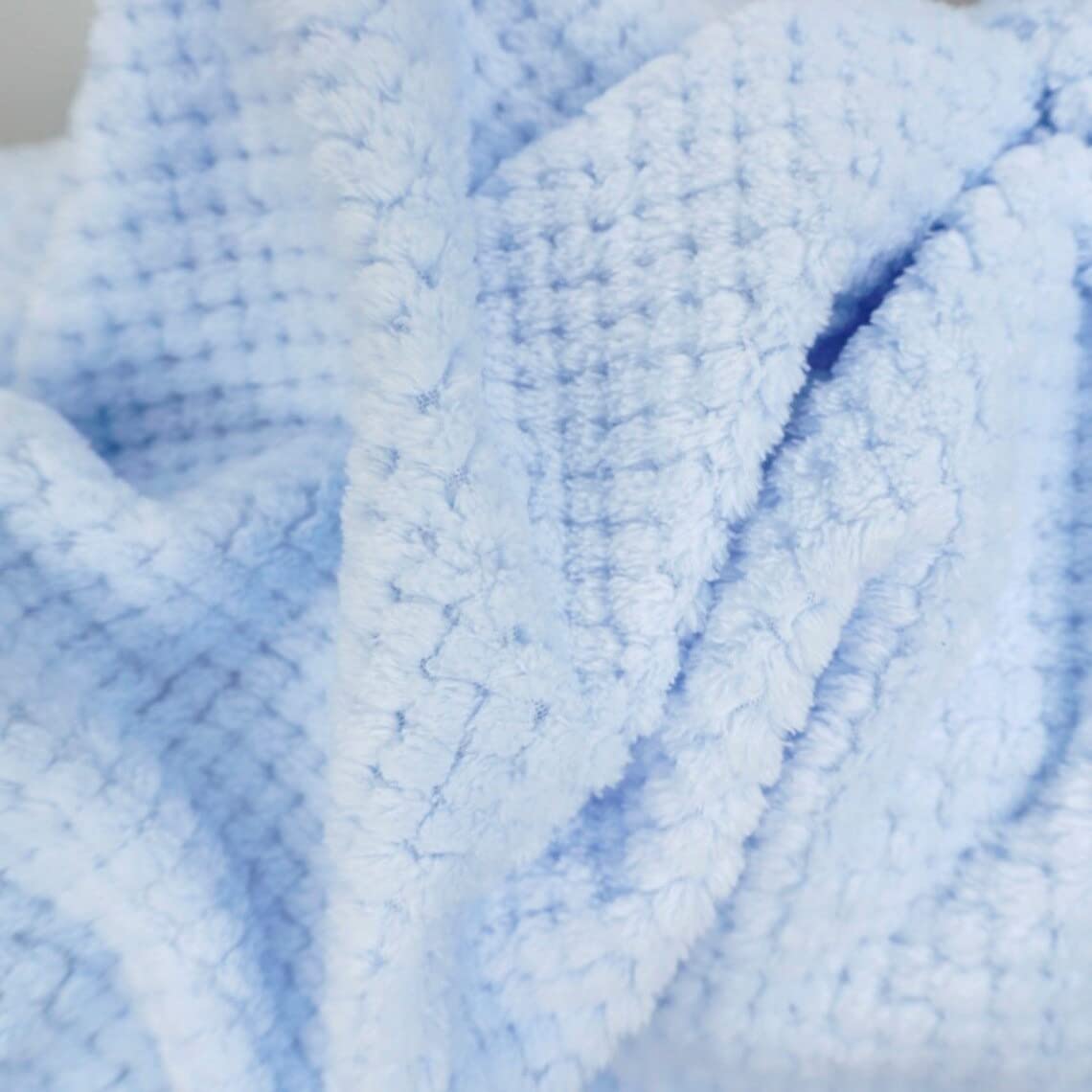 Homecloud Ultra Soft Bath & Face Towel Set 300 Gsm | 3x Softer Than Cotton Towels | Highly Absorbent & Ultra Fast Dry | Set Of 2 (Dots Blue)