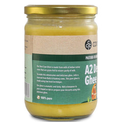 Organic A2 Desi Cow Ghee By Conscious Food | Good Source Of Protein Fiber & Vitamin A Healthy Desi Cow Ghee Perfect For Boost Immunity | (500ml) 16.9 Ounce | Jar Pack