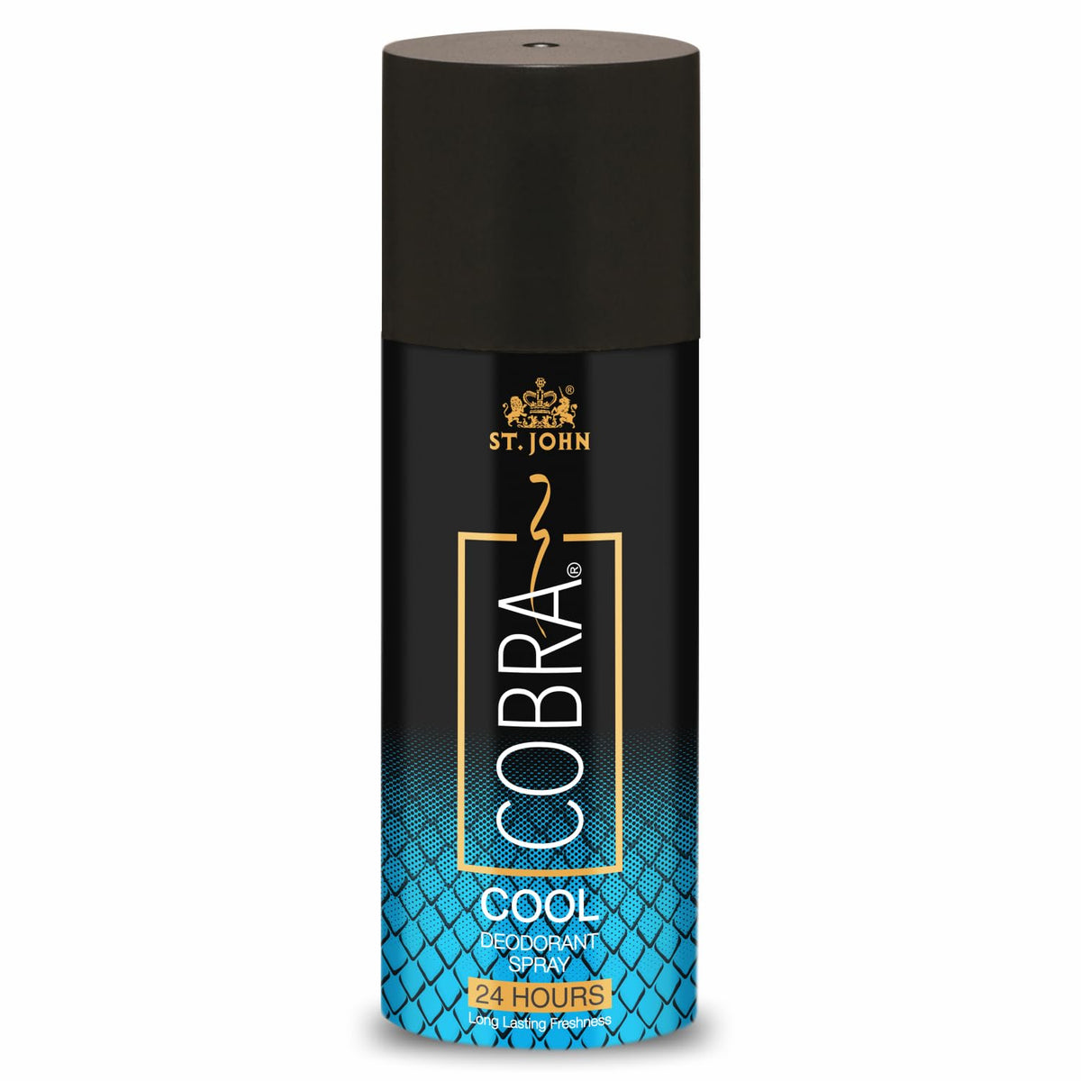 St. John Cobra Cool Deodorant Spray 150ml 5.0 Fl.oz. | Perfect Birthday Gift For Brother | Long Lasting Fragrance