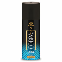 St. John Cobra Cool Deodorant Spray 150ml 5.0 Fl.oz. | Perfect Birthday Gift For Brother | Long Lasting Fragrance