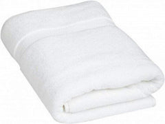 Kuber Industries Cotton Hand/Face Towels 400 Gsm | Easily Washable Workout Gym Napkins For Men - White (Pack Of 2)