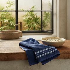 Lavone Premium Cotton Bath Towels 450 Gsm (Navy Blue) - Pack Of 1