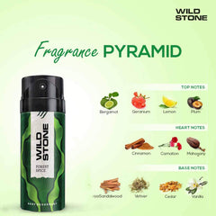 Wild Stone Edge & Forest Spice Deodorants Body Spray For Men 300ml 10.1 Fl.oz.| Pack Of 2 | Long Lasting Fragrance