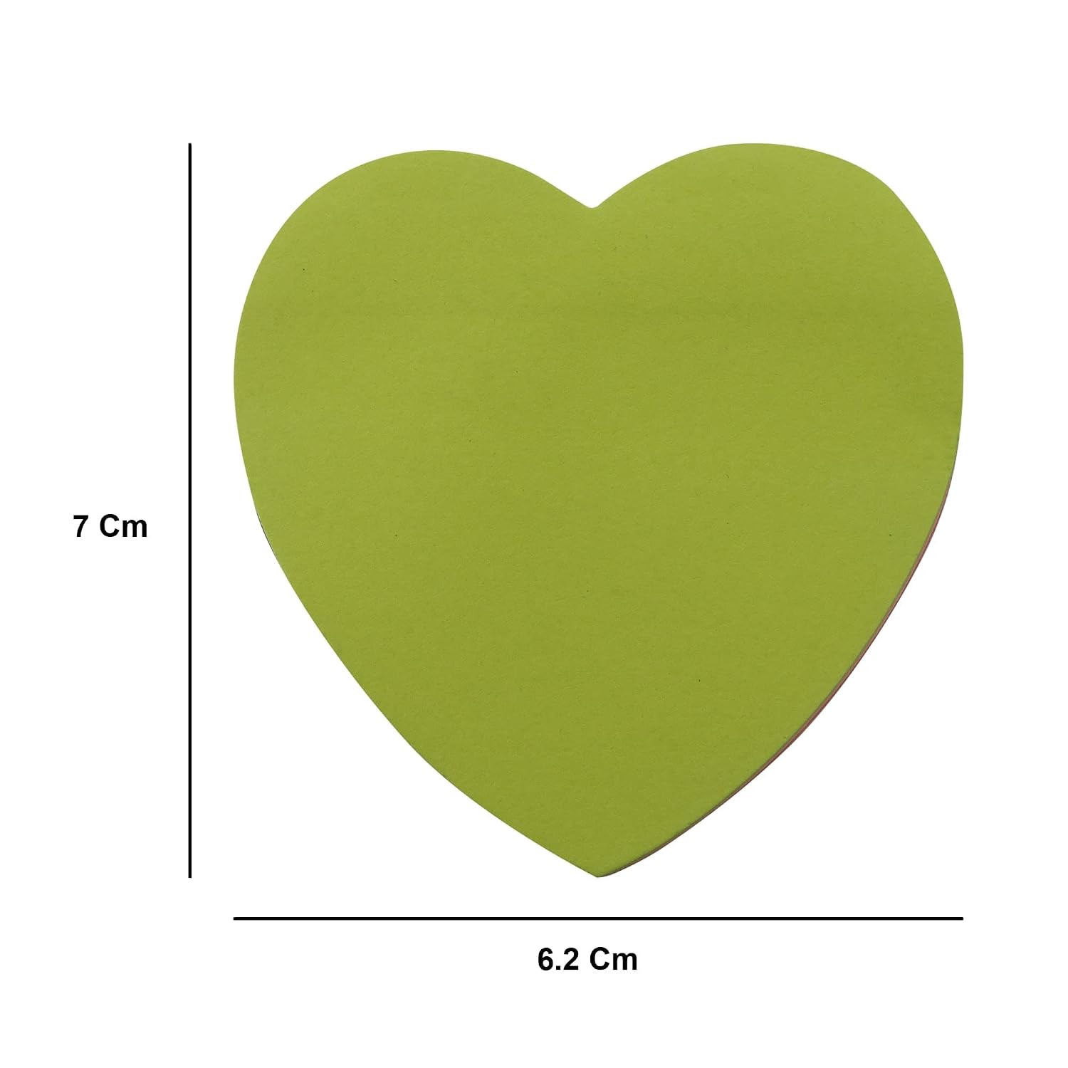 Multicolor Sticky Note Set Of 5 Pad X 100 Sheets | Shapes Star, Heart, Butterfly, Flower & Apple