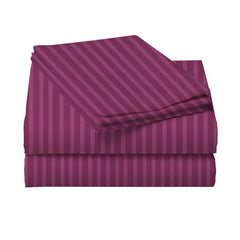 Cotton Double Bedsheet With 2 Pillow Cover - 90 X 90 Inches, Wine | Suitable For All Seasons & Easy To Wash | Bedding Set For Daily Use
