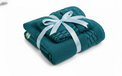 OpalBridge Exim Luxury 100% Cotton Terry Bath & Hand Towel 700 Gsm | 100% Soft & Absorbent Cotton Towel (Teal)