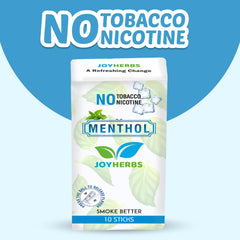 Herbal Cigarettes For Smoking, Mint Flavoured King Size Herbal Smoke Sticks Pack Of 40 - Tobacco Free & Nicotine Free