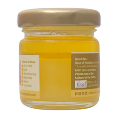 Pure Natural A2 Gir Cow Ghee By Shiva Organic | High In Protein Fiber & Healthy Delicious Desi Ghee Good For Weight Loss | (50ml) 1.6 Ounce | Jar Pack