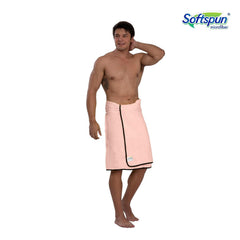 Softspun Microfiber Bath Towel 221 Gsm | Ultra Absorbent Super Soft & Comfortable Quick Drying For Men & Women Daily Use Extra Large Size Towel (Light Pink)