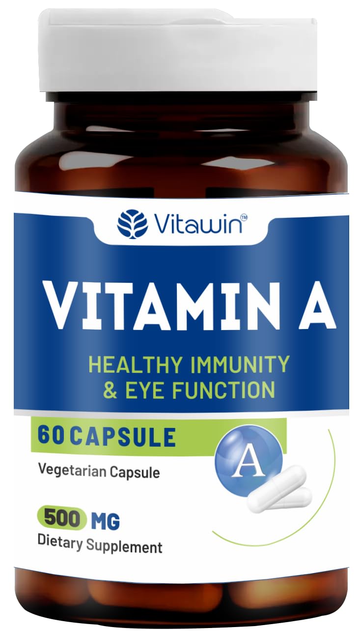 Vitawin Eye Care & Healthy Vision Capsules, Ultimate Health & Nutrition Supplements, 500 Mg | Bilberry , 60 Veg Capsules 100gm 0.2lbs