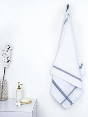 Thirsty Towel By Doctor Towels 300 Gsm | Double Cloth Cotton Bath Towel Quick Dry, Super Soft, High Absorbent | Blue (Pack Of 1)