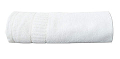 Kuber Industries Cotton Bath Towel 800 Gsm (White) - 2 Pieces
