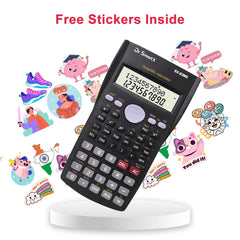 Scientific Calculator For Students, Engineers, Scientists & College, 240 Functions, 12 Digit, 2-line Display Advanced Scientific Calculator SX-82MS, Scientific Calculator (Black)