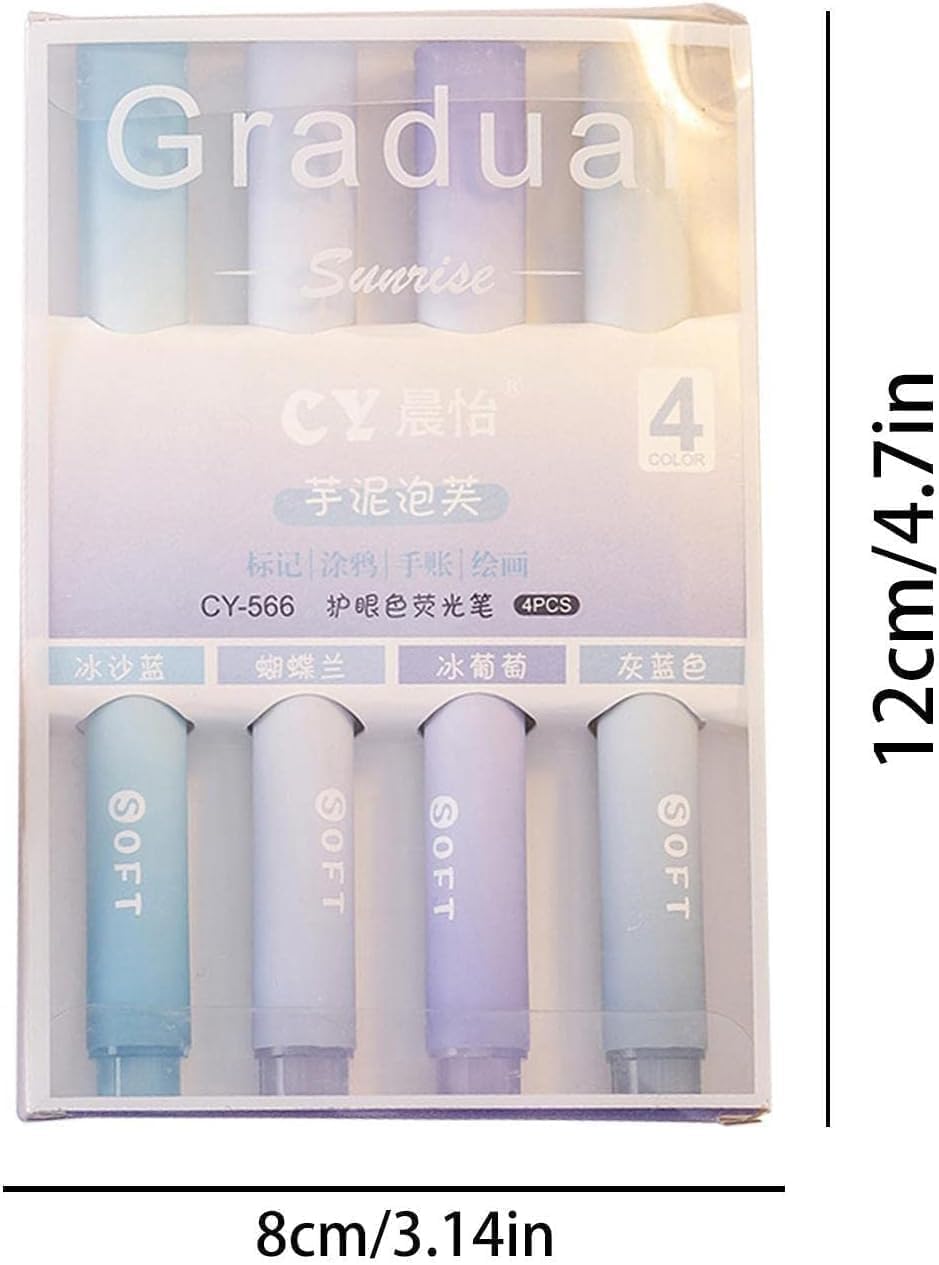 Sticky Tabs 200pcs Page Markers, Sticky Book Tabs, Book Markers, Pastel Marker Set - Blue