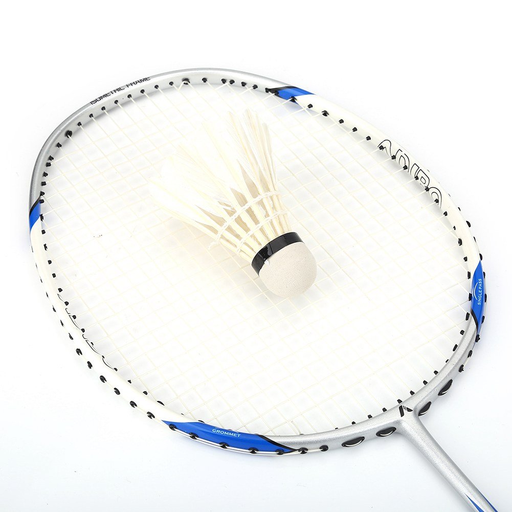 Zerone Badminton Feather Shuttlecocks , Suitable For Practice And Casual Playing | White Pack Of 12
