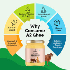 Pure A2 Desi Cow Ghee By Auric | Healthy & Delicious Desi Ghee For Daily Pooja & Daily Kitchen Dishes Good For Laddus | (1 Litr) 33.8 Ounce | Jar Pack