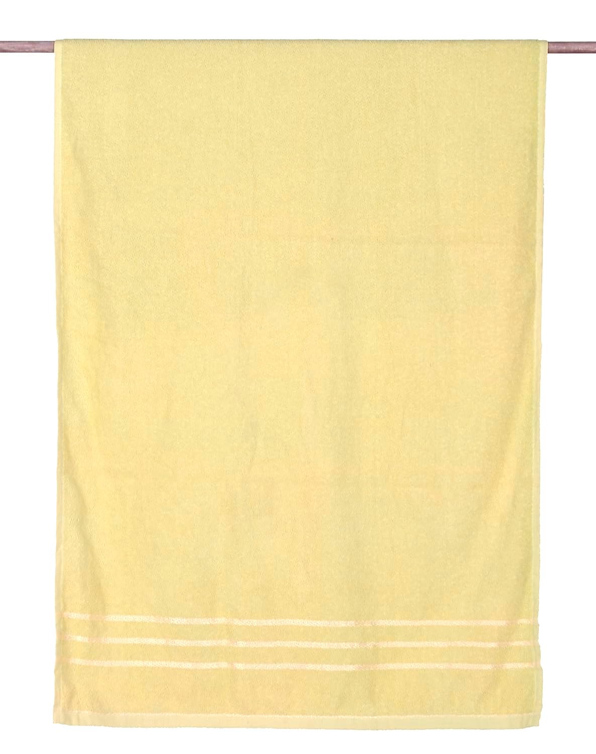 Blissful Creations 100% Cotton Bath Towels 450 Gsm | Soft & Absorbent Bath Towel For Men & Women - Urban Comfort (Yellow)