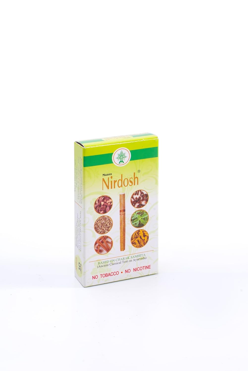 Clove Mint Flavored Herbal Filter Dhoompan Sticks - Pack Of 3X 10 Pcs Herbal Cigarette | Bidi Sticks Rolled In Tendu Leaves, Non-Addictive Sticks - Tobacco Free & Nicotine Free