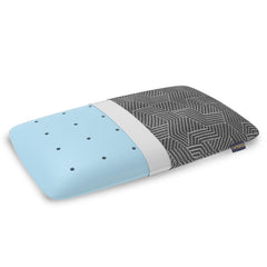 Advance Gel Blended Memory Foam Pillow, For Pain Relief, Grey - 24 X 16 X 3 Inch | Cushions Neck & Shoulder Pain Relief | Orthopedic Thin Pillow For Back & Stomach Sleepers - Pack Of 1