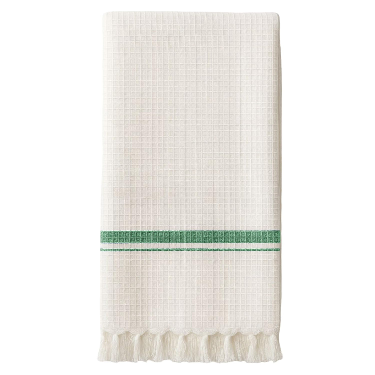 Pixel Home Decor Bath Towel 250 Gsm | Easy For Travel Micro Waffle Cotton Bath Towel (Green)
