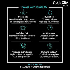 Teacurry Original & Premium Kadak Paan Chai - 100gm, 3.5 Ounce, 50 Cups | 100% Natural Flavored Tea With Real Fennel, Rose, Betel Leaves, Cardamom - Low Caffeine