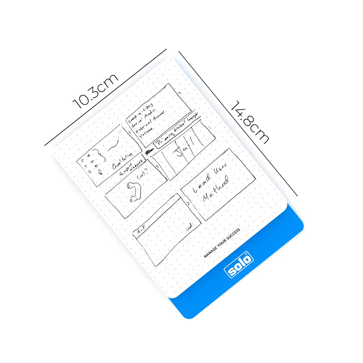 Think Tank Dotted Notepad A6, 50 Sheets, Compact Size For Bullet Journaling, Sketching, Pack Of 2