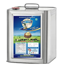 100% Pure Gopal Desi Cow Pure Ghee By Dairy Sagar | Rich Source Of Vitamin A & Healthy Delicious Pure Ghee Good For Sweets (5 Liters) 169.0 Ounce | Tin Pack