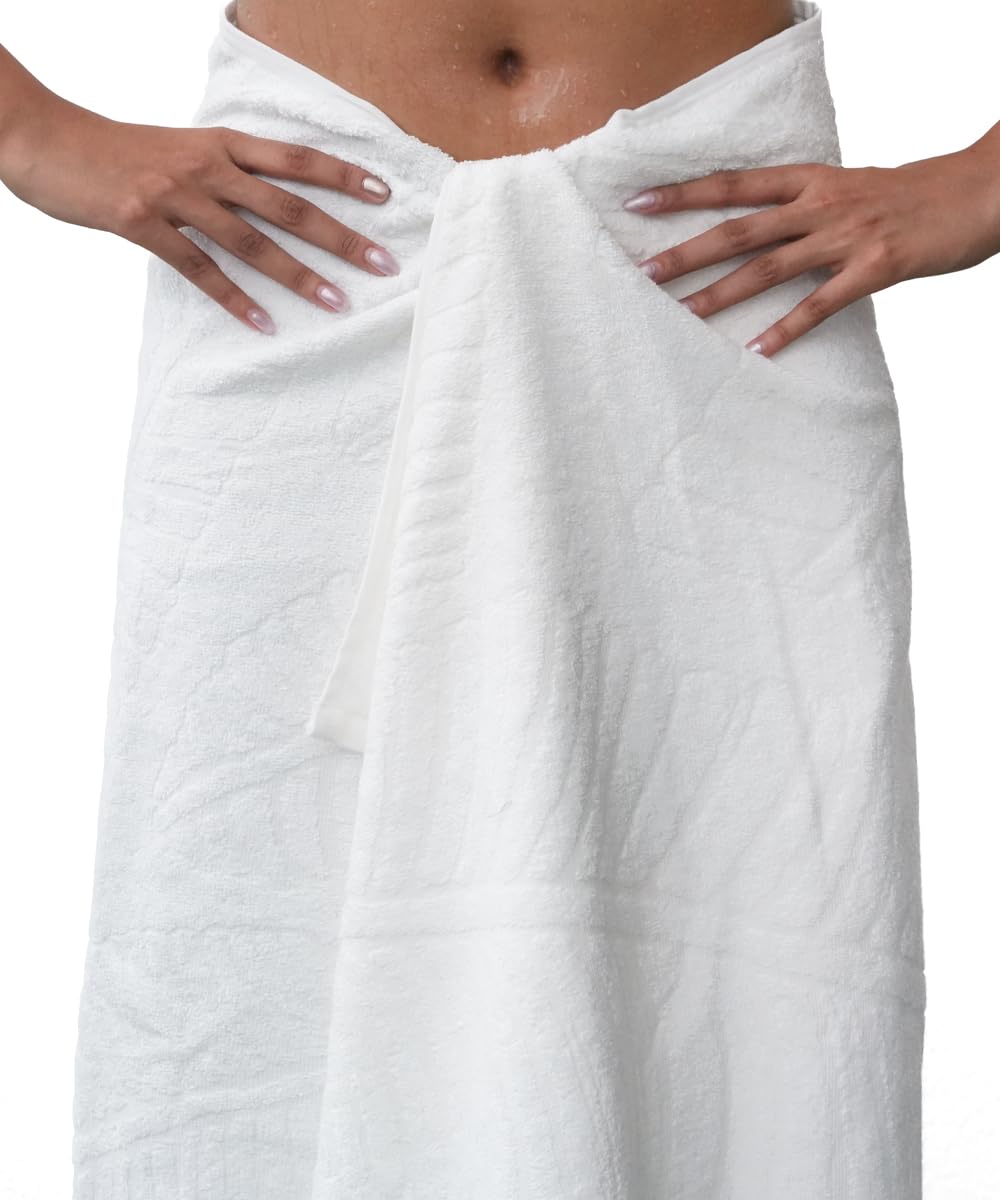 Doctor Towels Alufern Terry Bath Towel Aloe Vera 600 Gsm | Clinically Tested & Proven To Help Reduce Acne Designed For Sensitive Skin Super Soft Large Size Bath Towels (Frosted Lily)