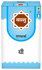 100% Pure Agmark Ghee By Vastu | Rich In Vitamins A, D, E & K Healthy Desi Ghee Good For Diet | (500ml) 16.9 Ounce | Box Pack