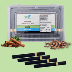 Ayurvedic Herbs Cigarette 1 Pack Of 25 Sticks - Regular Herbal Cigarette Smokes - Nicotine Free & Tobacco Free