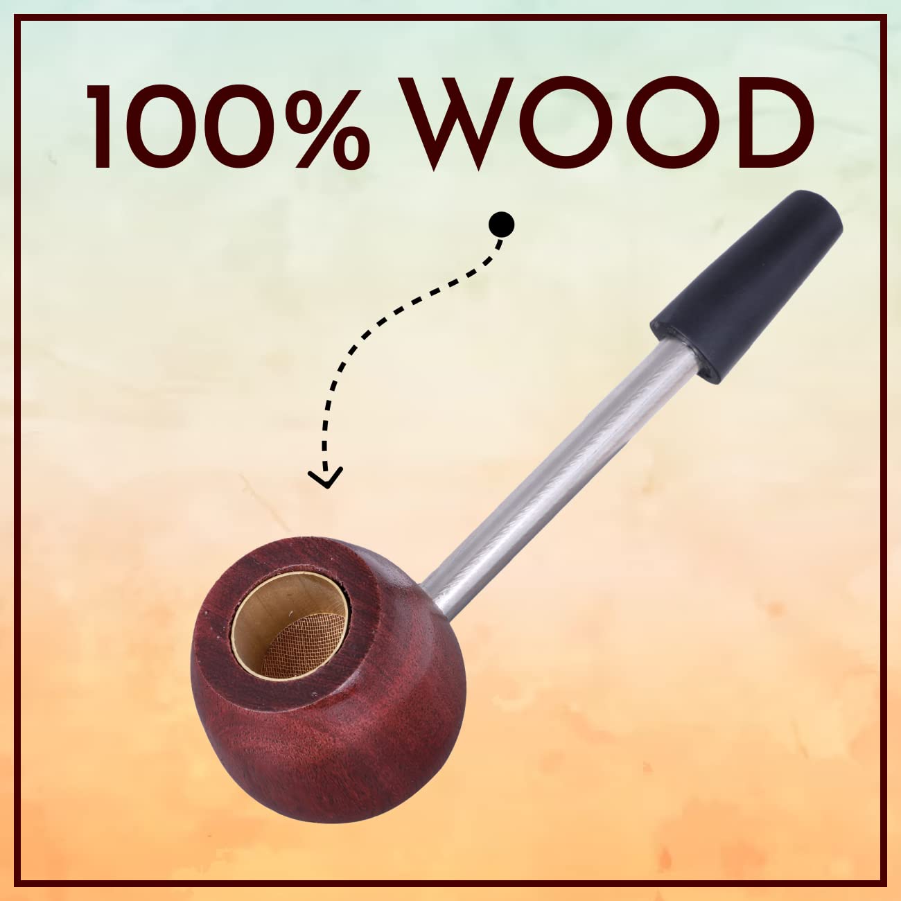 Ayurvedic & Organic Herbs Mix For Smoking, Herbal Mixture Smoking Blend No Tobacco No Nicotine 30g - Smoking Wooden Pipe Smoking Accessories Kit