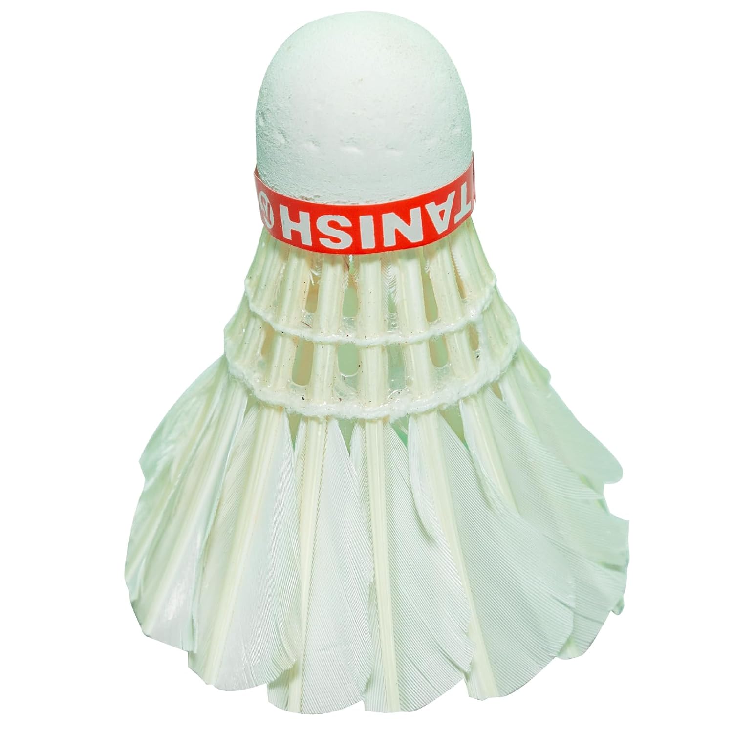 Tanshiq Stores Badminton Shuttlecock Feathers | Superfine Cork Gold Series , Sturdy Structure tournaments | White , Pack Of 6