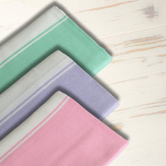 Aero Weav Ultra Lightweight Bamboo Bath Towel 600gsm | Compact, Portable & Less Than Skin-Friendly & Eco-Friendly Travel Towel (Peppermint, Lavender Lily & Baby Pink)- Pack Of 3