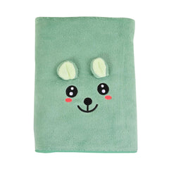 Hovent Microfiber Baby Bath Towel 400 Gsm | Large Size Super Absorbent Quality Baby Bath Towel (Green)