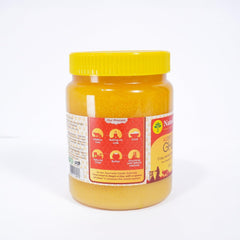 Organic A2 Desi Cow Ghee By Naturlyf | Churning With Bilona Method Indian Breed Cow Milk Desi Ghee For Heart Health | 1 Litre (500ml * 2) 33.8 Ounce | Jar Pack