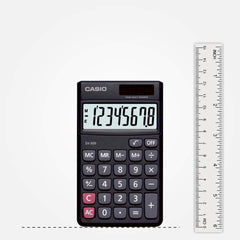 Casio Sx-300-w Portable Calculator | Pocket Size Calculator - For Any Warranty, Solar Cell Powers Calculations