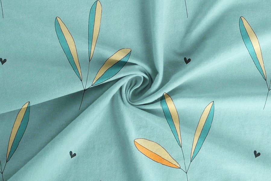 1 Single Bedsheets With 1 King Size Pillow Covers | Size - 60 X 90 Inches, Sea Green - Ideal For House, Bedroom, Guest Room, Vacation Home