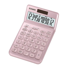 Casio Jw-200sc-pk Premium & Stylish Calculator (Pink) | 12 Digits, 2-way Powered - Calculation, Currency Exchange Calculation, Percentage