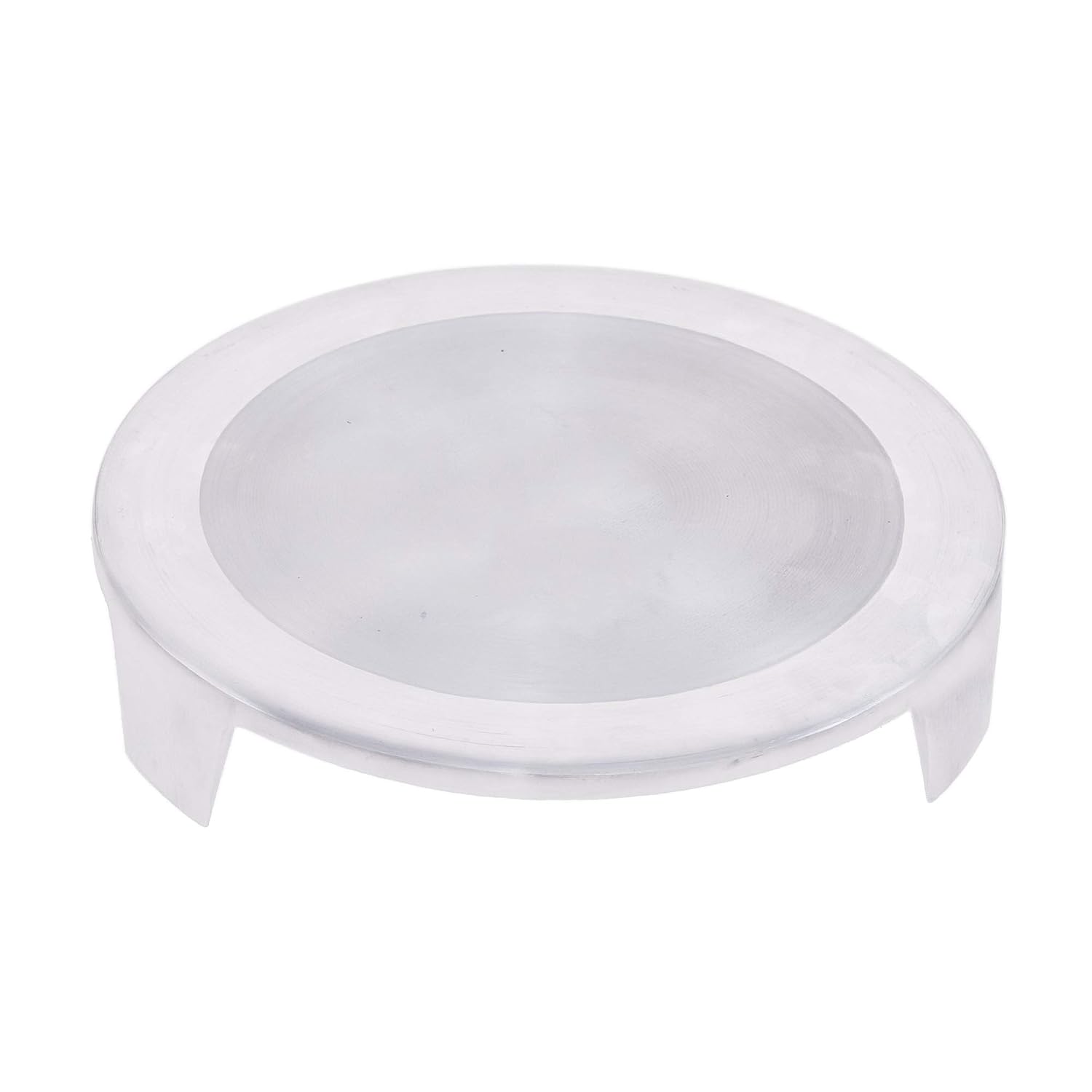 Silver Aluminium Chakla Or Roti Maker Or Rolling Board - 10 Inch | Durable, Eco Friendly & Safe